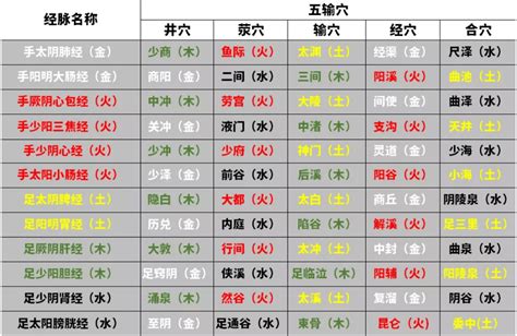 五俞穴口訣|五俞穴 彙整